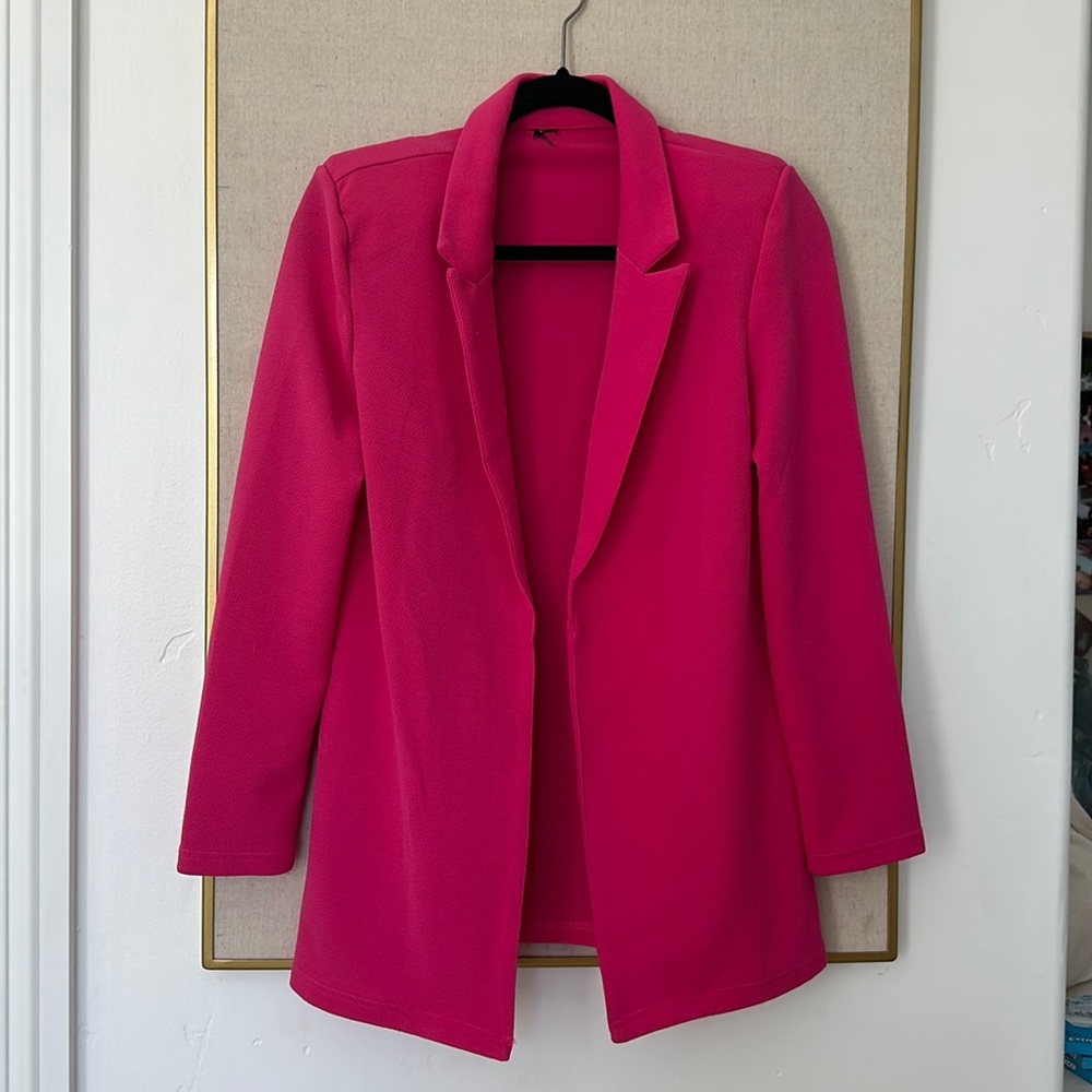 Women’s Hot Pink Blazer Small